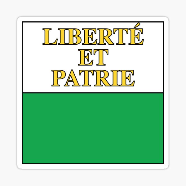 Aperçu de l'œuvre Drapeau du canton de Vaud créée et vendue par abbeyz71.