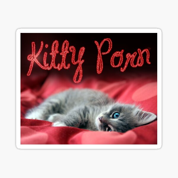 "Defending Awesome - Kitty Porn" Sticker for Sale by DefendAwesome