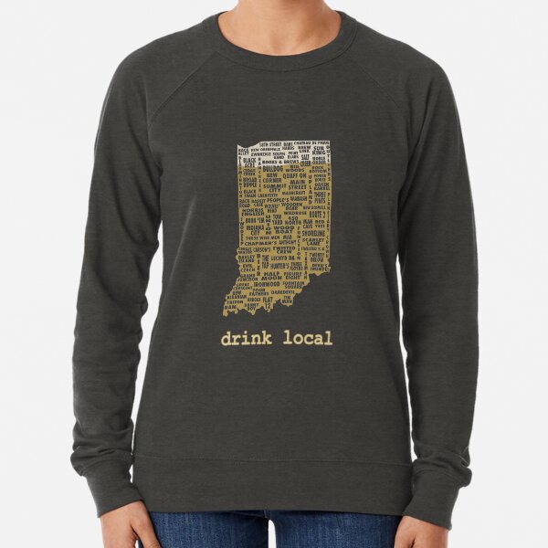 Item preview, Drink Local - Indiana Beer Shirt designed and sold by uncmfrtbleyeti.