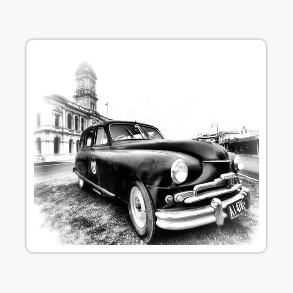Oamaru Steampunk car #2 Sticker