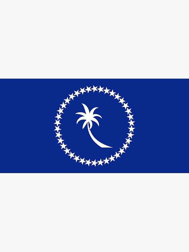 Flag Of Chuuk State Sticker For Sale By Abbeyz71 Redbubble   Bg,f8f8f8 Flat,750x,075,f Pad,750x1000,f8f8f8.u5 