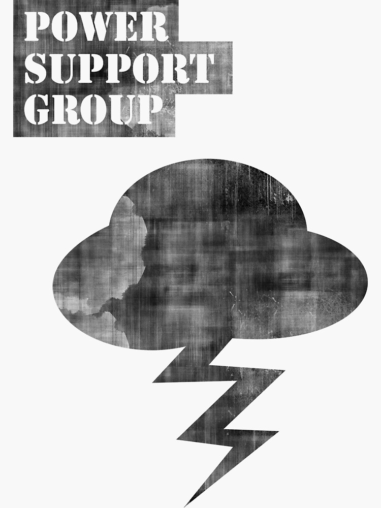 "Misfits Power Support Group Shirt " Sticker for Sale by BenFraternale