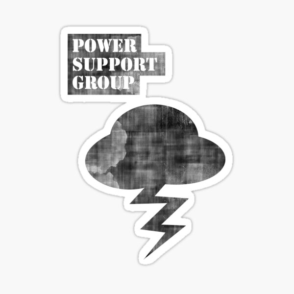 "Misfits Power Support Group Shirt " Sticker for Sale by BenFraternale