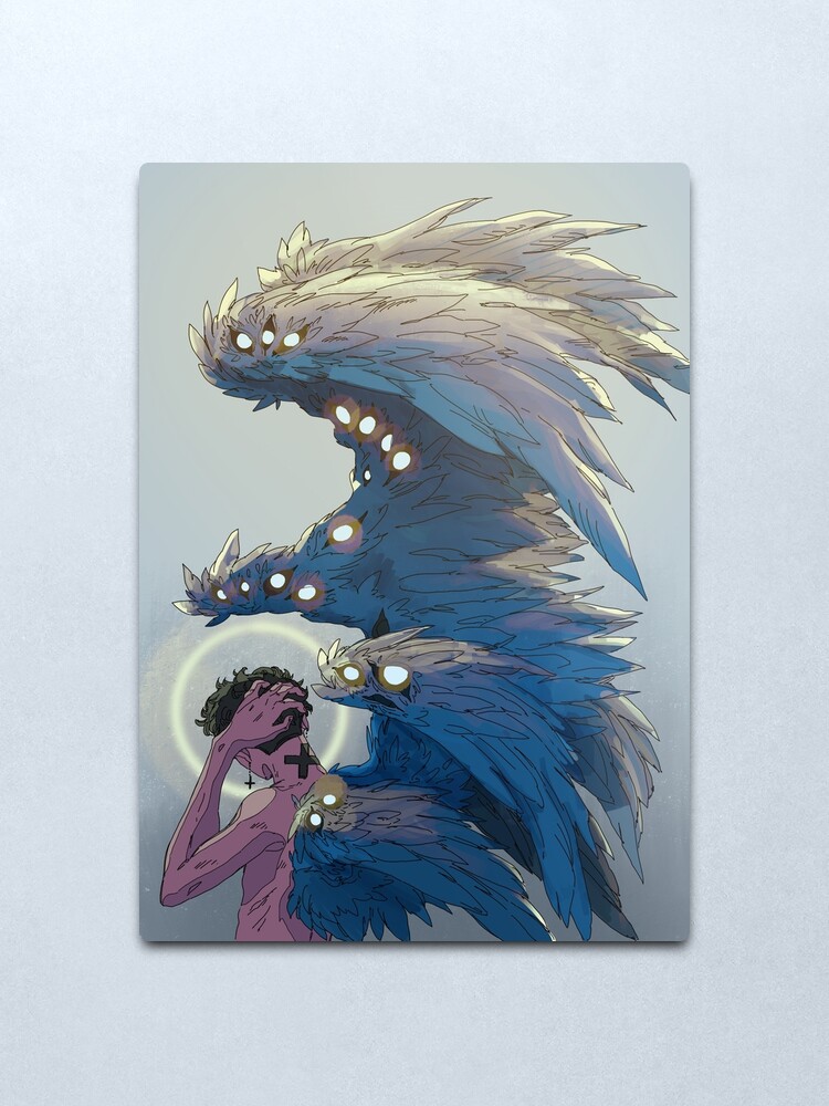 Alternate view of A strange bird Metal Print