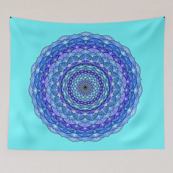 Item preview, Blue Mandala. designed and sold by cr6zym1nd.