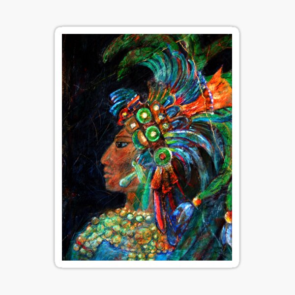 Lady of Yaxchilan Sticker