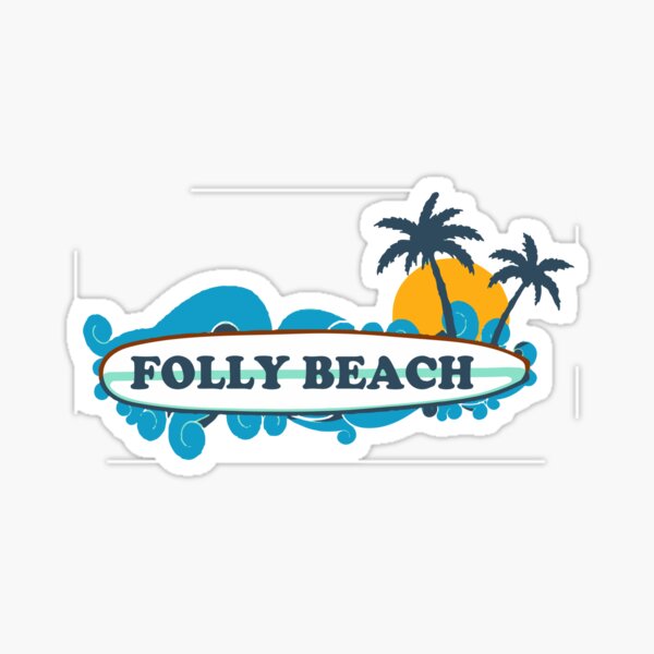 Item preview, Folly Beach - South Carolina. designed and sold by America Roadside..