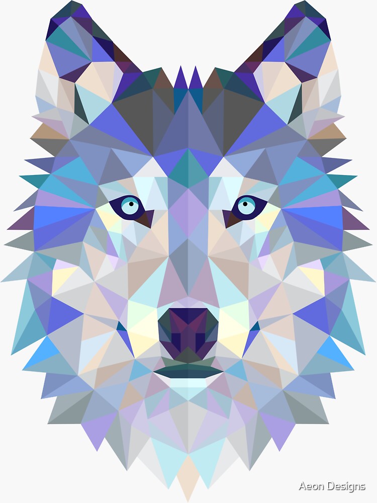 Geometric Wolf by Tob3ster97