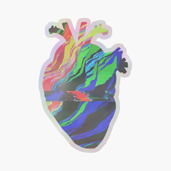 Item preview, Glitch Heart designed and sold by PFunkus.