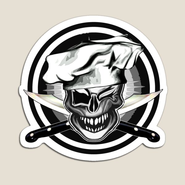 Item preview, Winking Chef Skull designed and sold by sdesiata.