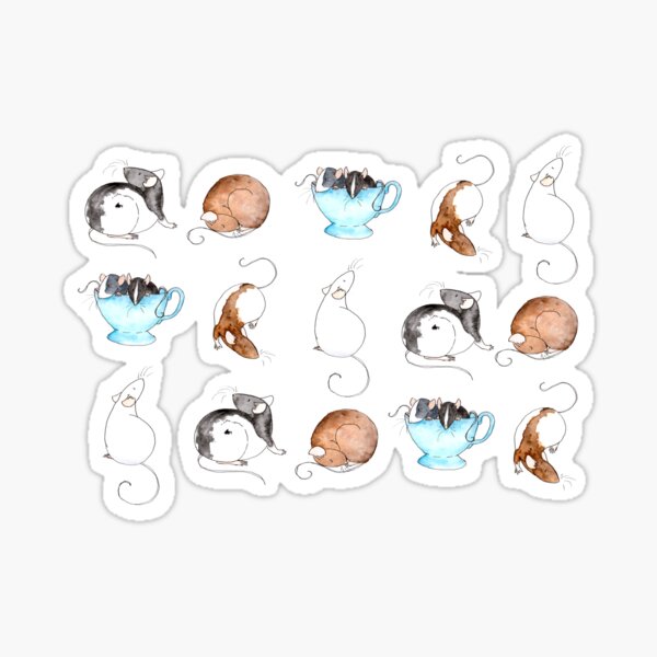 Ratty People Sticker