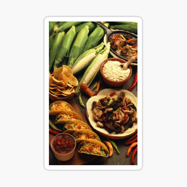 Mexican Food Sticker