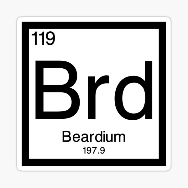 Beard Element Sticker