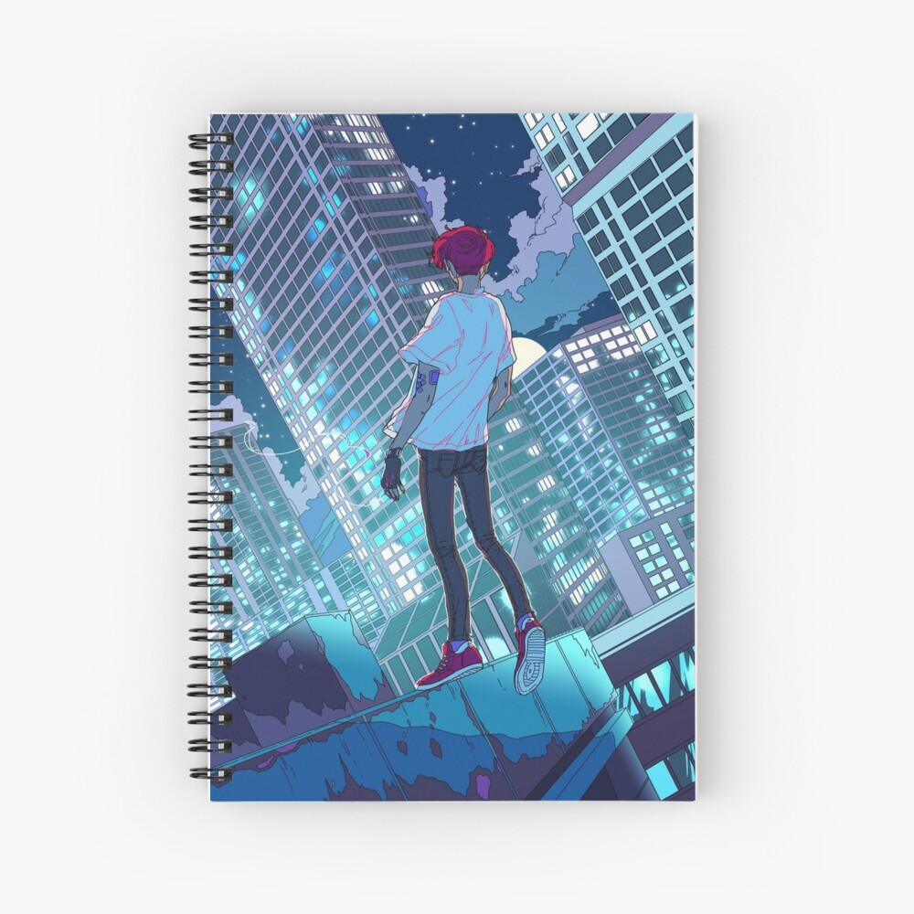 The fear of falling Spiral Notebook