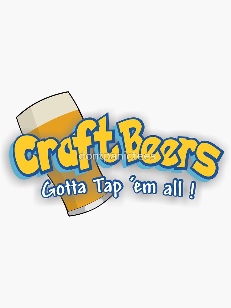 Pokemon meets craft beers by dontpanictees