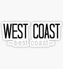 Westküste Beste Küste Sticker