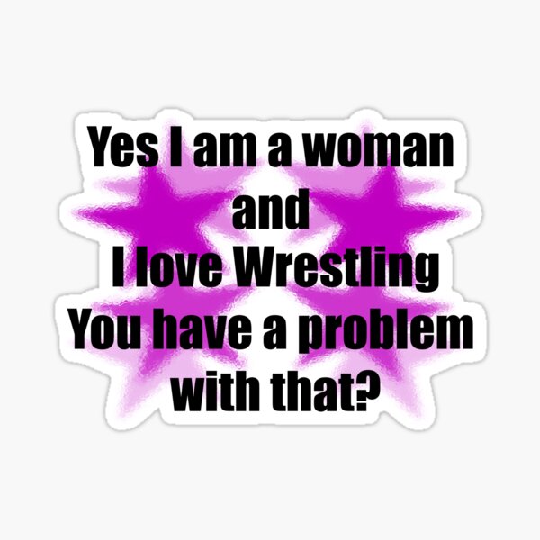 grow girls wrestling Sticker for Sale by lilymelizabeth