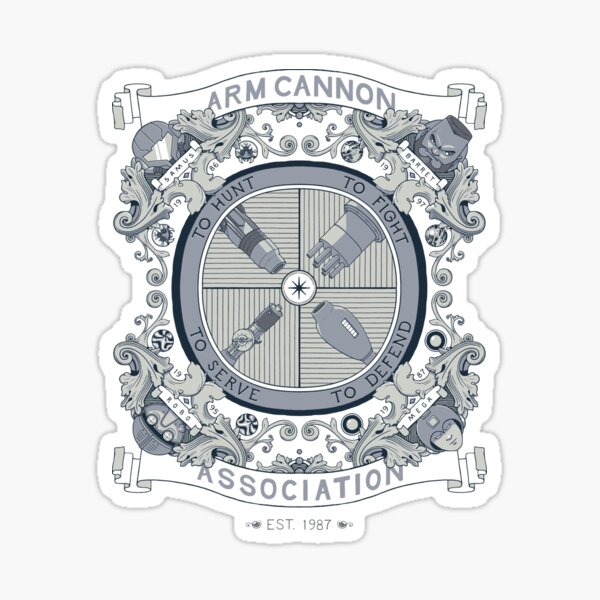 Arm Cannon Association Sticker