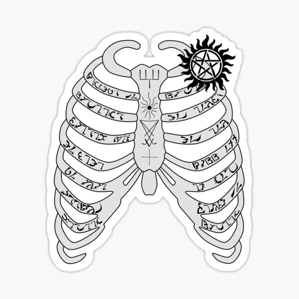 Supernatural - Dean Winchester's Ribcage Sticker