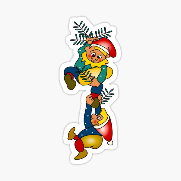 "2 Pixies" Sticker for Sale by boogeyman Redbubble