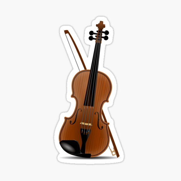 Sticker for Sale avec l'œuvre « Accessoires pour violon violon et