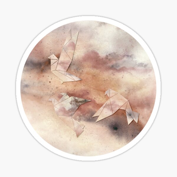Item preview, Pastel Origami Birds designed and sold by Olivia Tinguely.