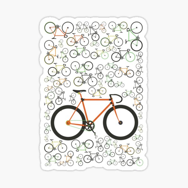 Fixed gear bikes Sticker