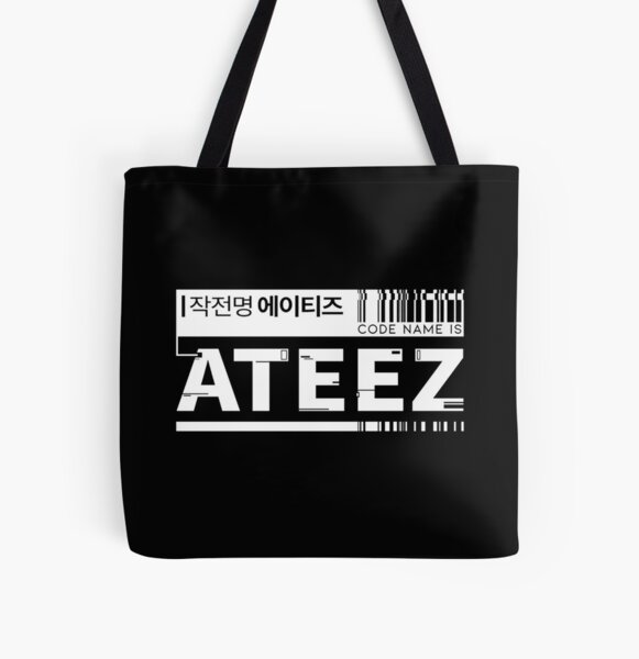 暖色系 ATEEZ トートバッグ ホンジュントレカ付き - その他