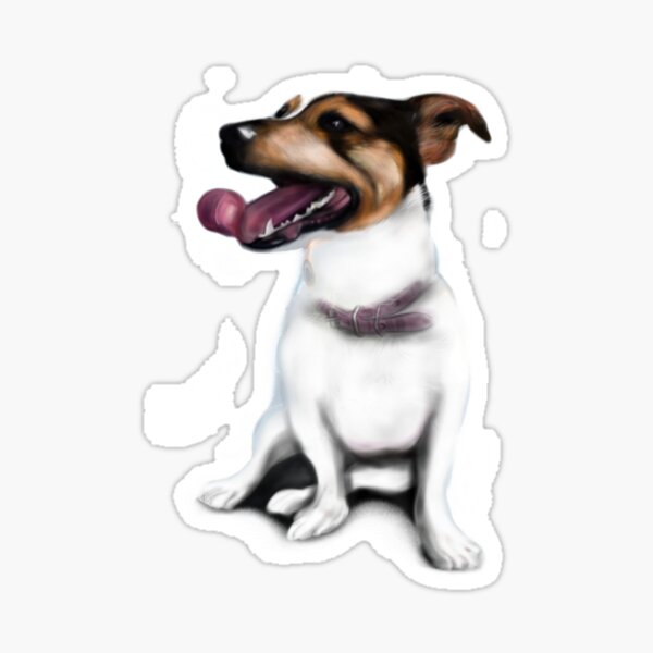 Smartie Jack Russell Terrier Design Sticker