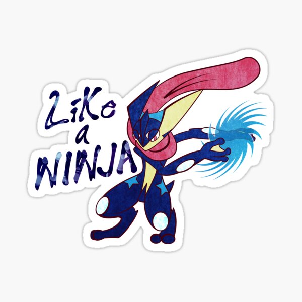 Ninja Pokemon Stickers Redbubble - yin vs yang ninja assassin roblox kaway logos ninja