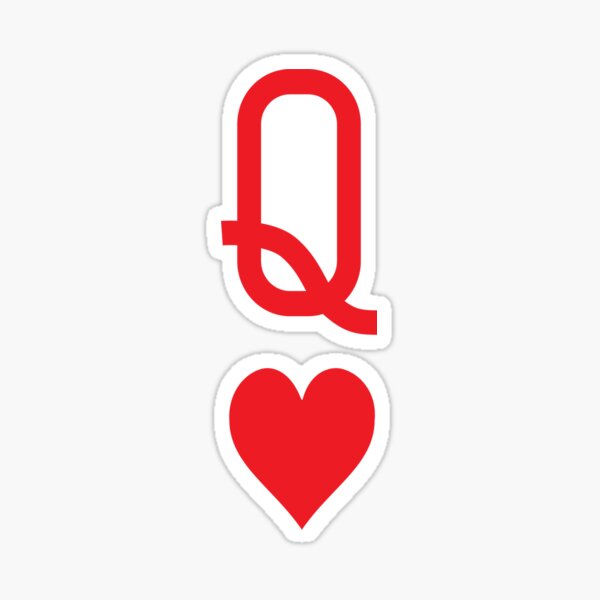 RED QUEEN OF HEARTS Disney Decal Removable WALL STICKER Home Decor Art ALICE