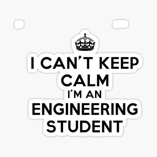 Item preview, I CAN'T KEEP CALM I'M AN ENGINEERING STUDENT designed and sold by shirtpossum.