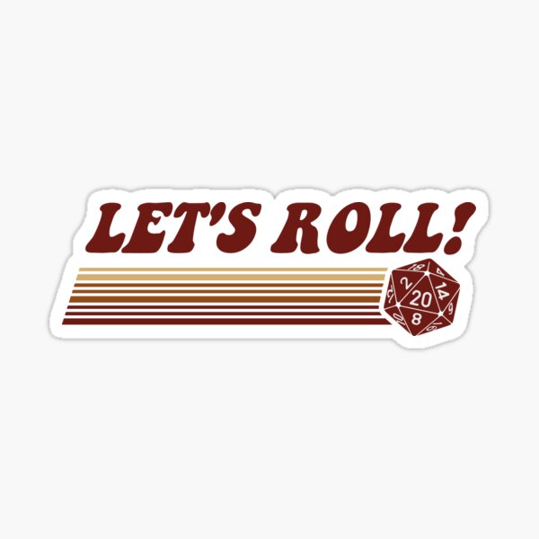 Artikel-Vorschau von Lass uns Rollenspielwürfel rollen, designt und verkauft von TheShirtYurt.