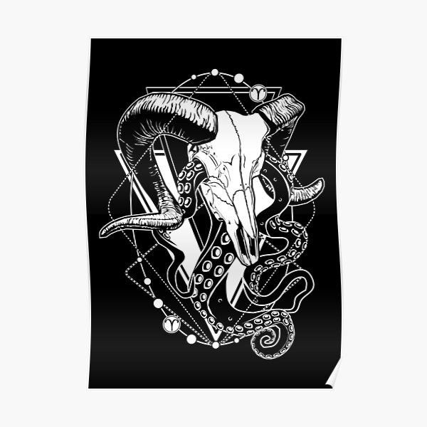 ZODIAC: Dead Aries & Tentacles Poster