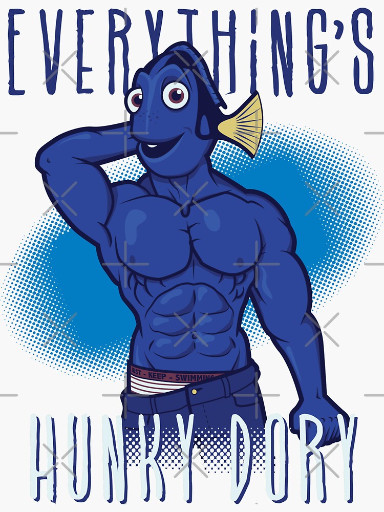 hunky-dory-sticker-by-knightsofloam-redbubble