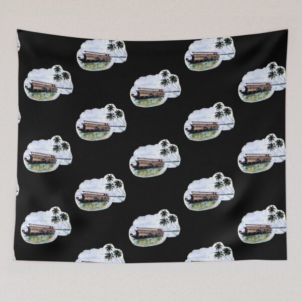 Item preview, Kerala House Boat - 204 designed and sold by OracleArtist.