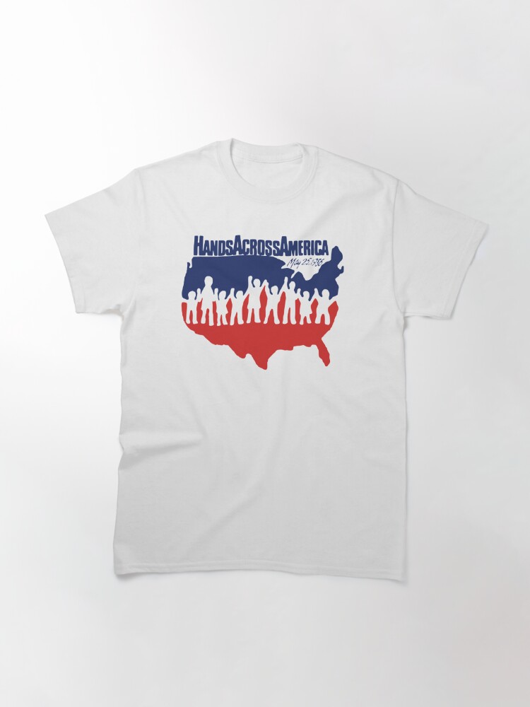 hands across america shirt vintage