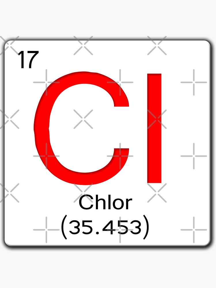 Pegatina «Ilustración digital: azulejo de estilo de tabla periódica ...