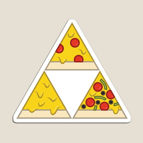 The Pizza Triforce Magnet