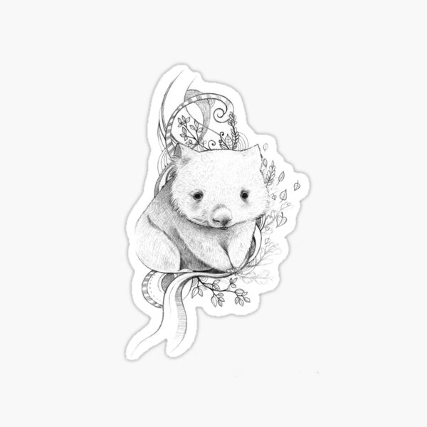 Wombat! Sticker