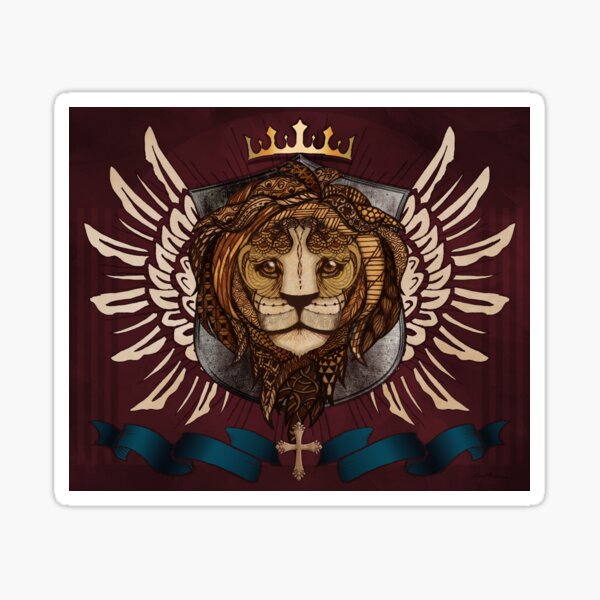 The King's Heraldry Sticker