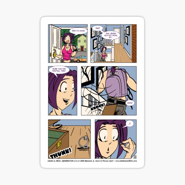 Hawk & Croc Generation 2 page 05 Sticker