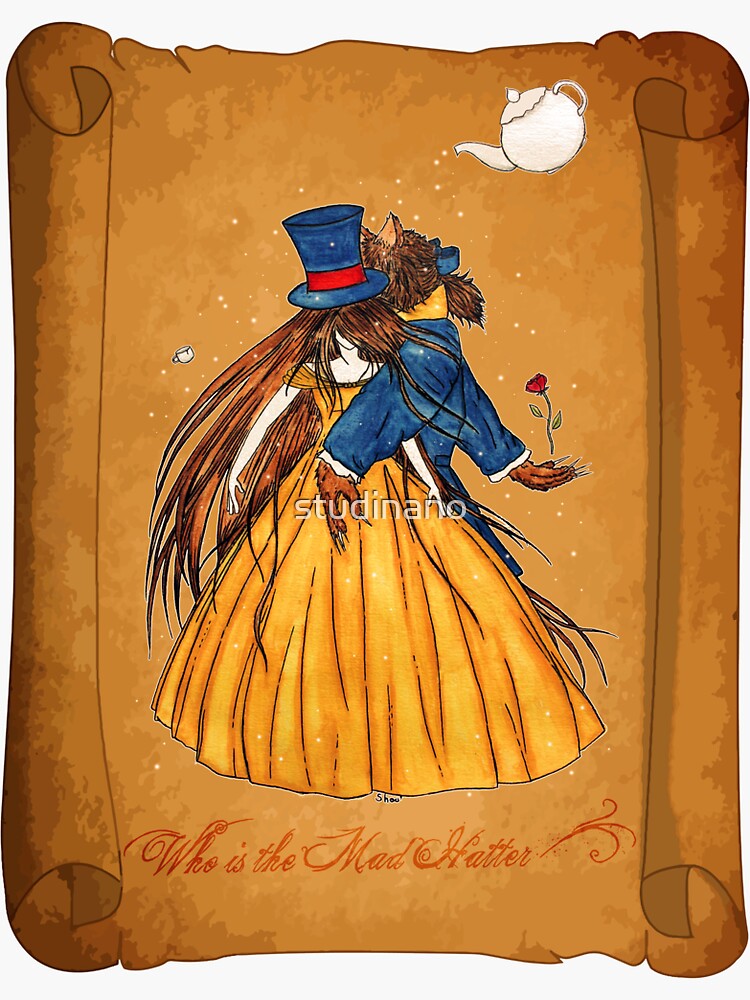 Thumbnail 3 of 3, Sticker, Wanted Beauty and the Beast designed and sold by studinano.