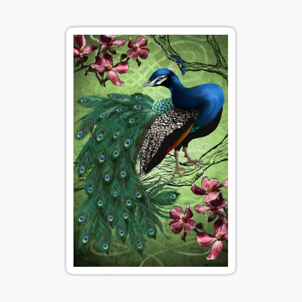 Le Paon Bleu Sticker