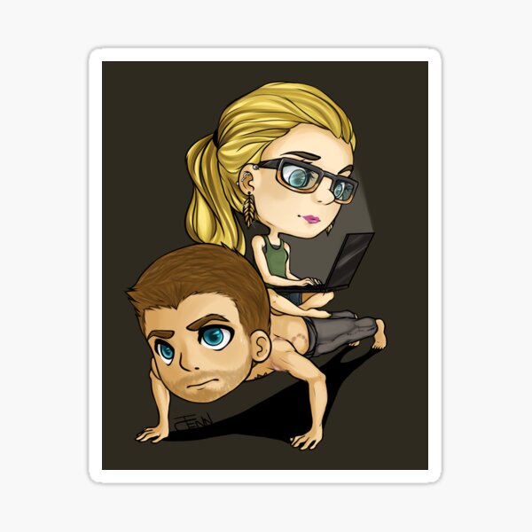 Arrow pushups! Sticker