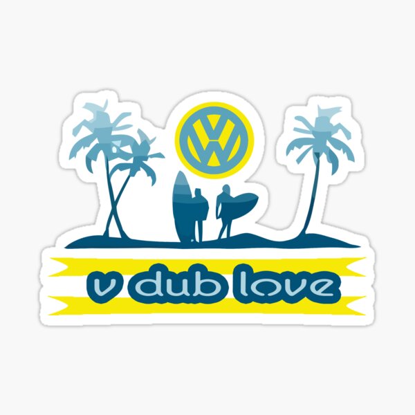 V Dub Stickers | Redbubble