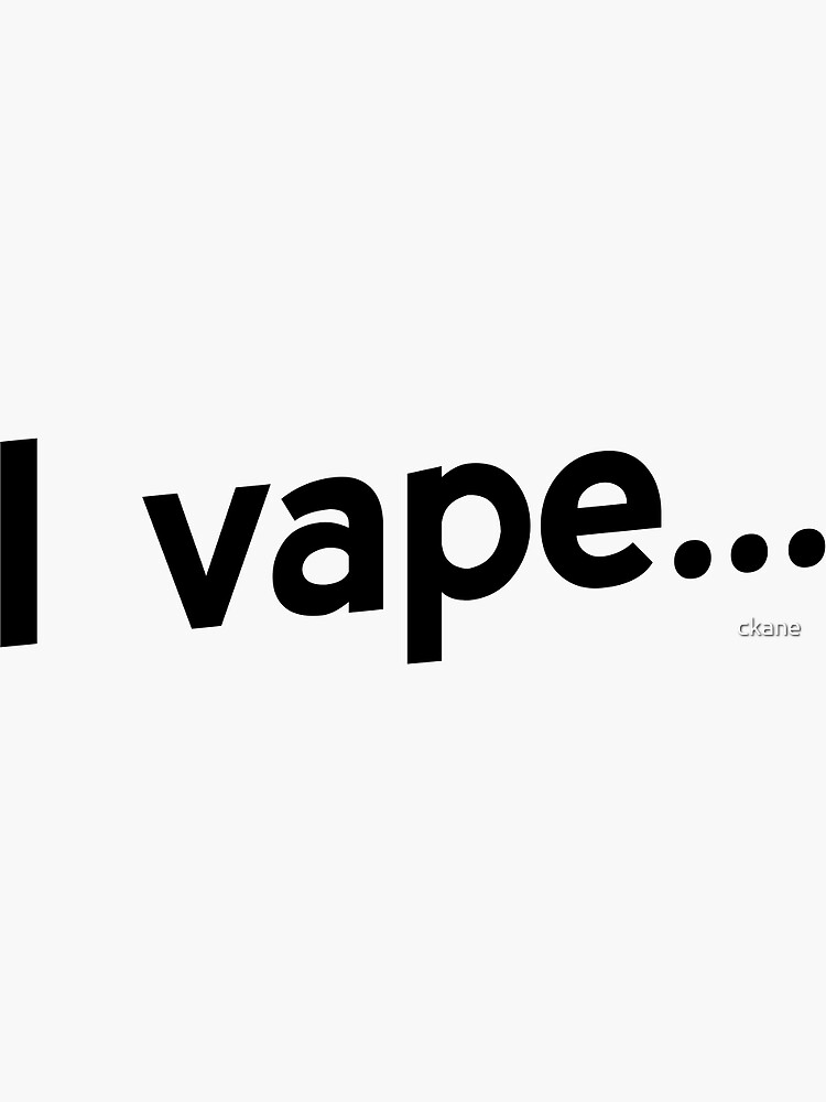 Electronic Cigarette Stickers for Sale | Redbubble
