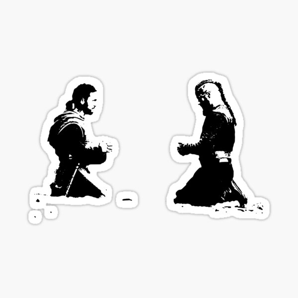 Ragnar Lothbrok et Athelstan Sticker