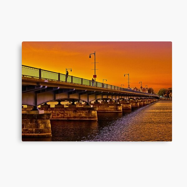 Item preview, Sunset over Harvard Bridge designed and sold by LudaNayvelt.
