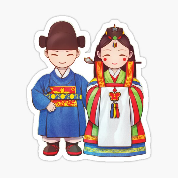 Pegatinas Hanbok Redbubble